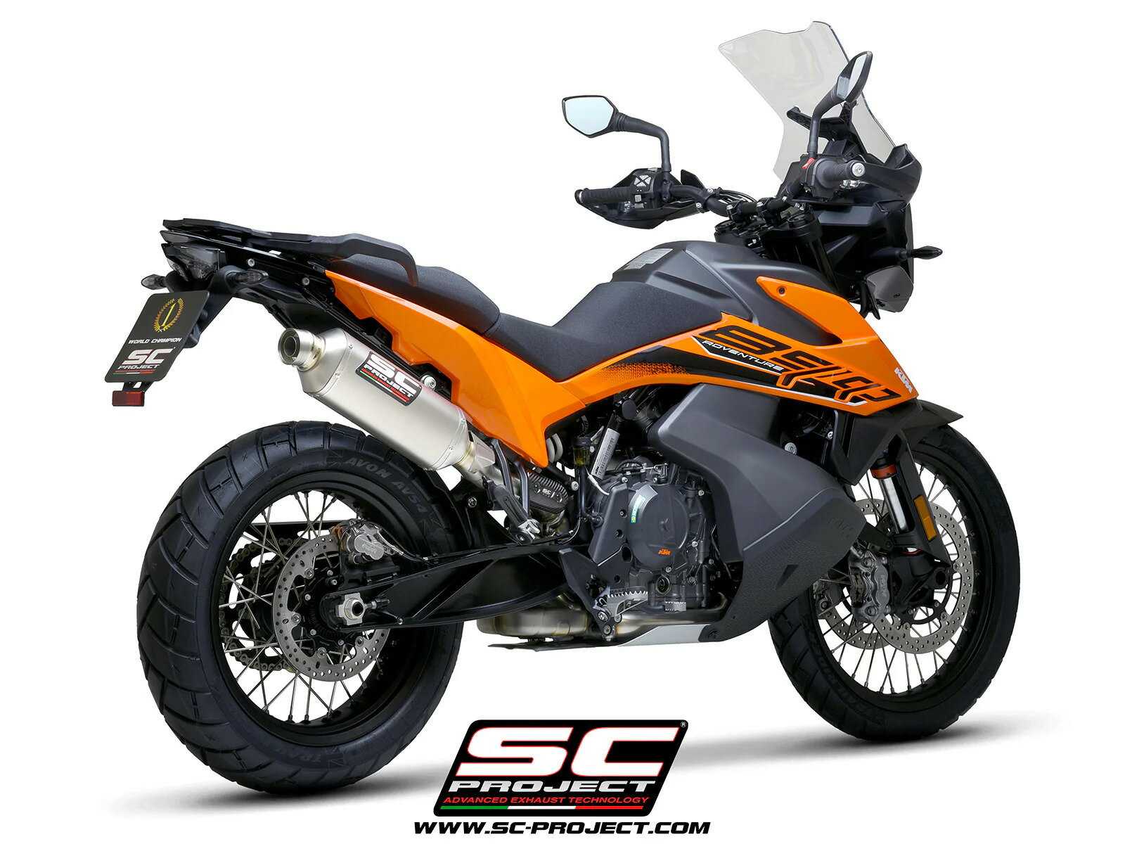 SC-PROJECT SCプロジェクト ラリーレイド スリップオンサイレンサー【公道走行可】 890 SMT KTM スリップオンマフラー マフラー