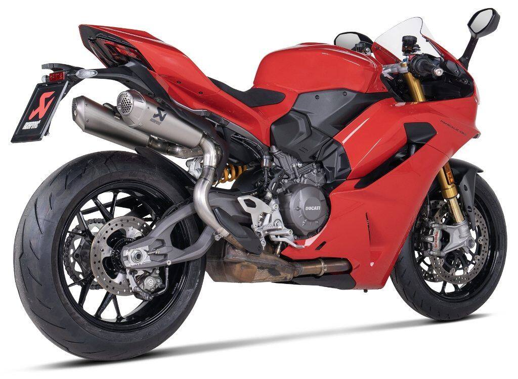 AKRAPOVIC アクラポビッチ Eマーク スリップオンラインマフラー PANIGALE V2 STREET FIGHTER DUCATI ドゥカティ スリップオンマフラー マフラー