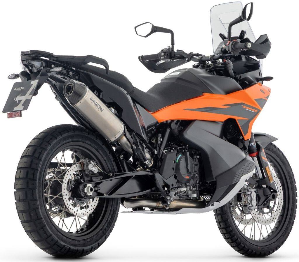 ARROW アロー Race-Tech silencer with carby end cap Norden 901 790 Adventure 890 R SMT HUSQVARNA ハスクバーナ KTM スリップオンマフラー マフラー Silencer material：titanium