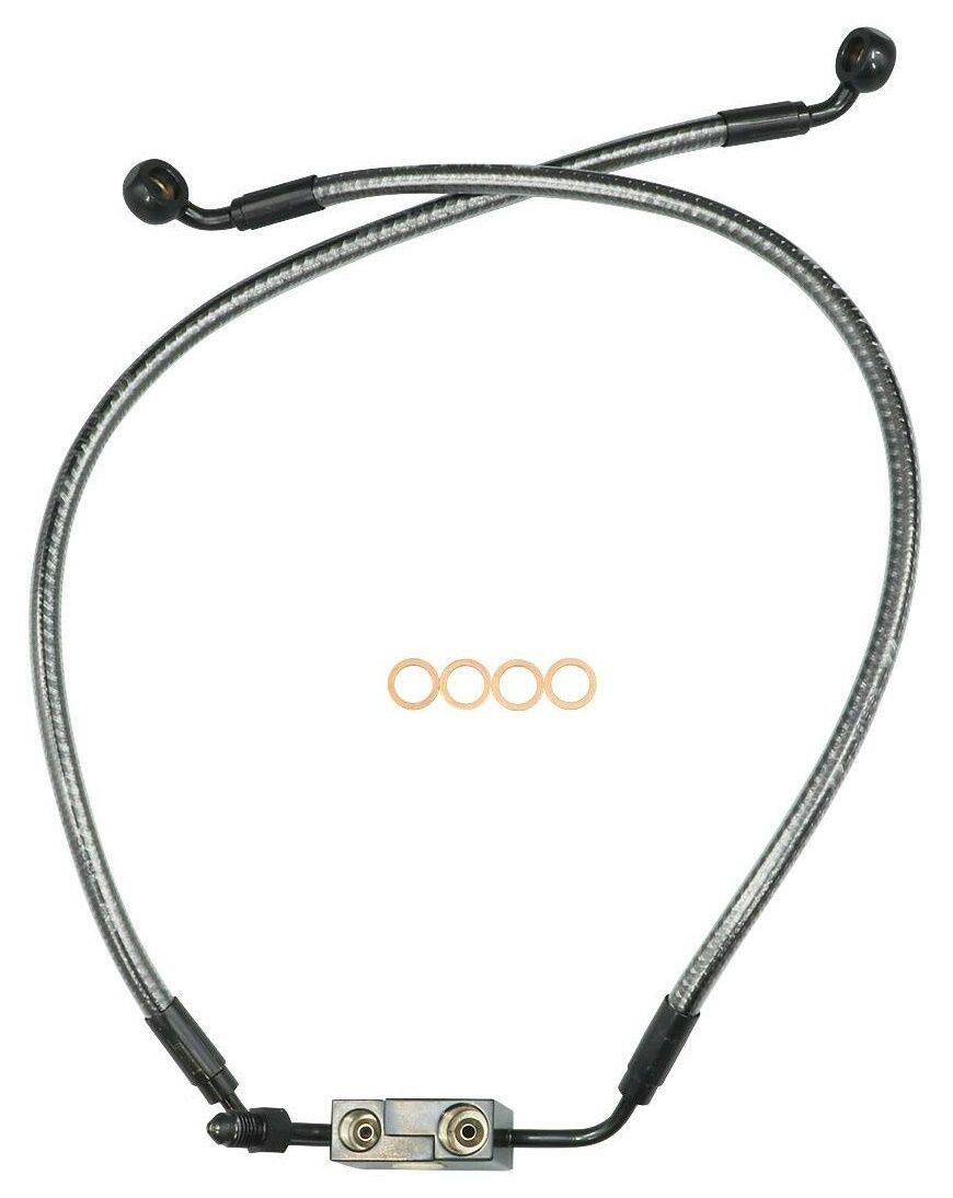 MAGNUM マグナム ABS用ダブルブレーキラインキット FXFBS FXFB FXLRST FXLRS XL1200CX HARLEY-DAVIDSON ハーレーダビッドソン ブレーキホース・クラッチホース ブレーキ