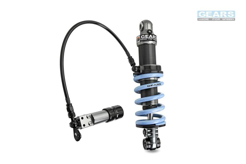 GEARS RACING ギアーズレーシング EV リアサスペンション FLHC/S Softail Heritage Classic 114 HARLEY-DAVIDSON ハーレーダビッドソン サスペンション 足回り カラー：ブラック / タイプ：油圧スプリングプリロードなし