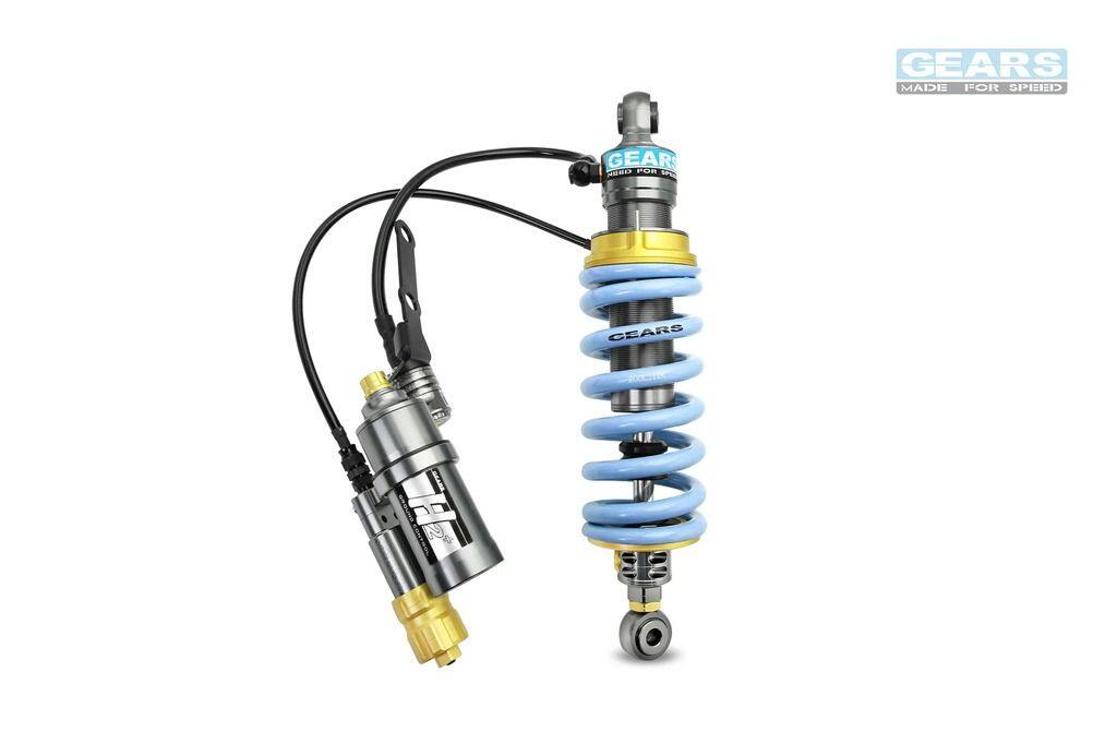 Rakuten - GEARS RACING ギアーズレーシング H2P リアサスペンション NORDEN 901 HUSQVARNA ハスクバーナ サスペンション 足回り カラー：クラシックブルー / タイプ：油圧スプリングプリロード付き