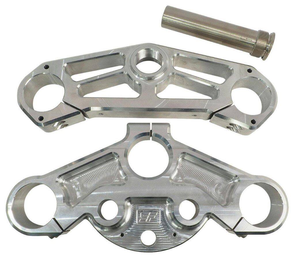SLYFOX スライフォックス 49mmトリプルツリー FLTRUSE FLTRU FLTRXSE FLTRXS FLTRX HARLEY-DAVIDSON ハーレーダビッドソン トリプルツリー・ステム・アンダーブラケット ハンドル カラー：素地(04080392)