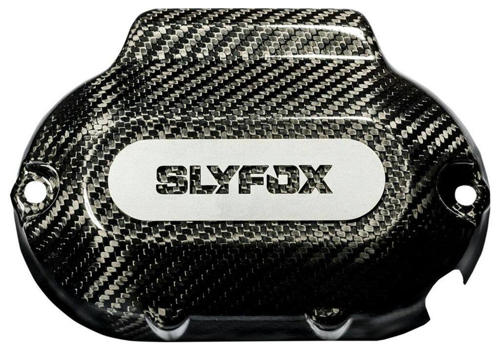 SLYFOX スライフォックス カーボントランスミッションカバー 油圧クラッチ仕様のツーリングモデル HARLEY-DAVIDSON ハーレーダビッドソン その他エンジンカバー エンジンパーツ エンジン