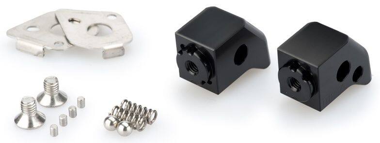 Puig プーチ アジャスト フットペグ アダプター PASSENGER (ADAPTOR ADJUSTABLE FOOTPEG) TIGER 800 XCA XCX LOW XC XRT XRX XR TRIUMPH トライアンフ その他ステップオプション・補修部品 ステップ 足回り