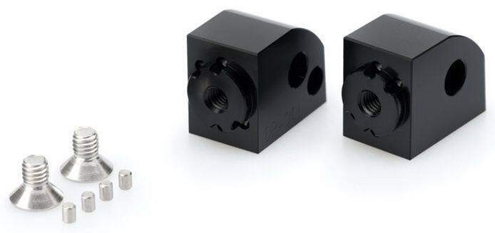 Puig プーチ アジャスト フットペグ アダプター PASSENGER (ADAPTOR ADJUSTABLE FOOTPEG) F900 R XR NINE T PURE RACER SCRAMBLER URBAN G/S R1200 RS R1250 S1000 BMW その他ステップオプション・補修部品 ステップ 足回り