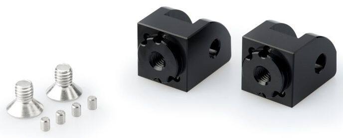 Puig プーチ アジャスト フットペグ アダプター R＆P共通 (RIDER AND PASSENGER ADJUSTABLE FOOTPEG ADAPTOR) 1199 PANIGALE SUPERLEGGERA 1299 S 848 899 959 MONSTER 1200 R 1100 V4S V4 V2 BAYLISS STREETFIGHTER DUCATI ドゥカティ その他ステップオプション・補修部品