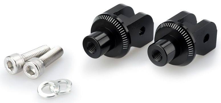 Puig プーチ フットペグ アダプター R＆P共通 (RIDER AND PASSENGER FOOTPEGS ADAPTORS) MONSTER 1200 S 821 DARK STRIPE 937 PLUS SP SCRAMBLER 1100 SPECIAL SPORT DESERT SLED SUPERSPORT 950 DUCATI ドゥカティ その他ステップオプション・補修部品 ステップ 足回り