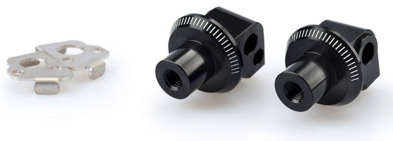 Puig プーチ フットペグ アダプター PASSENGER (ADAPTOR FOOTPEGS PASSENGER) R 1250 GS TRIPLE BLACK R1200GS ADVENTURE EXCLUSIVE RALLYE R1250GS S1000 XR BMW その他ステップオプション・補修部品 ステップ 足回り