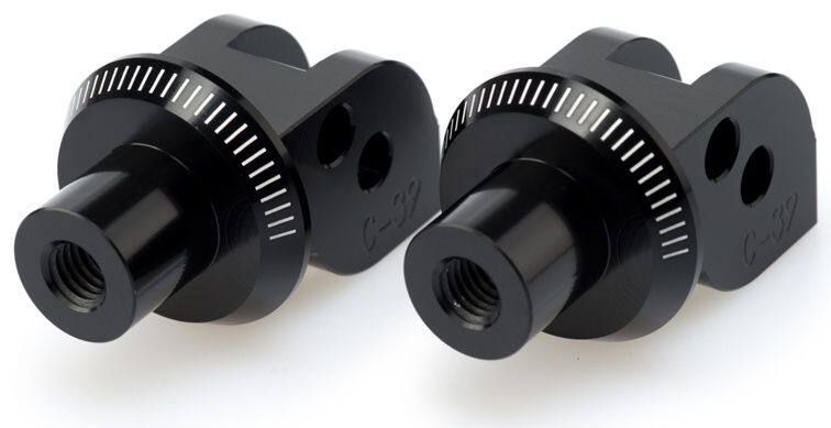 Puig プーチ フットペグ アダプター R＆P共通 (RIDER AND PASSENGER FOOTPEGS ADAPTORS) DUCATI ドゥカティ その他ステップオプション・補修部品 ステップ 足回り