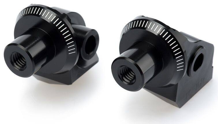 Puig プーチ フットペグ アダプター RIDER (ADAPTOR FOOTPEGS) F850GS ADVENTURE F900GS R 1250 GS TRIPLE BLACK R1200GS RALLYE R1250GS R1300GS OPTION 719 TRAMONTANA TROPHY BMW その他ステップオプション・補修部品 ステップ 足回り