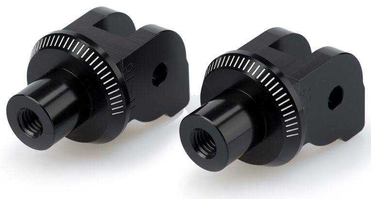 Puig プーチ フットペグ アダプター R＆P共通 (RIDER AND PASSENGER FOOTPEGS ADAPTORS) MULTISTRADA 1260 S D AIR 950 SCRAMBLER DESERT SLED DUCATI ドゥカティ その他ステップオプション・補修部品 ステップ 足回り