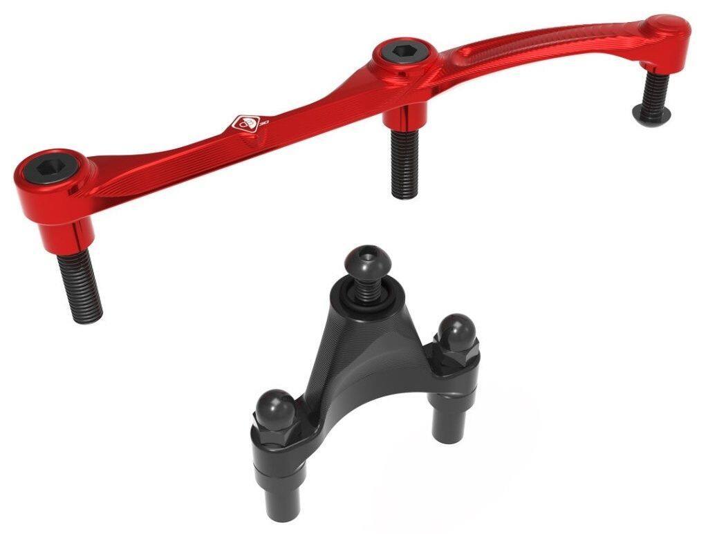 DUCABIKE (DBK) ドゥカバイク (ディービーケー) ステアリングダンパー マウントキット STREETFIGHTER V2 S DUCATI ドゥカティ ステアリングダンパーブラケット ハンドル周辺パーツ ハンドル
