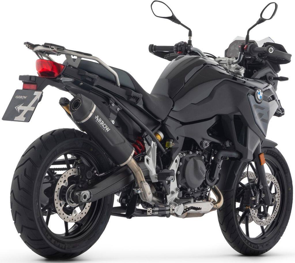 ARROW アロー Indy Race EVO silencer with carby end cap F 900 GS Adventure 800 BMW スリップオンマフラー マフラー Silencer material：aluminium Dark
