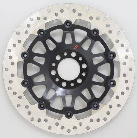 SUNSTAR サンスター PREMIUM RACING プレミアムレーシング フロントディスクローター GSX1000S 刀 GSX1100S GSX750S SUZUKI スズキ ブレーキディスクローター ブレーキ 左用 / インナータイプ：M / アウター：ホールタイプ / フローティングピンカラー：ブラック