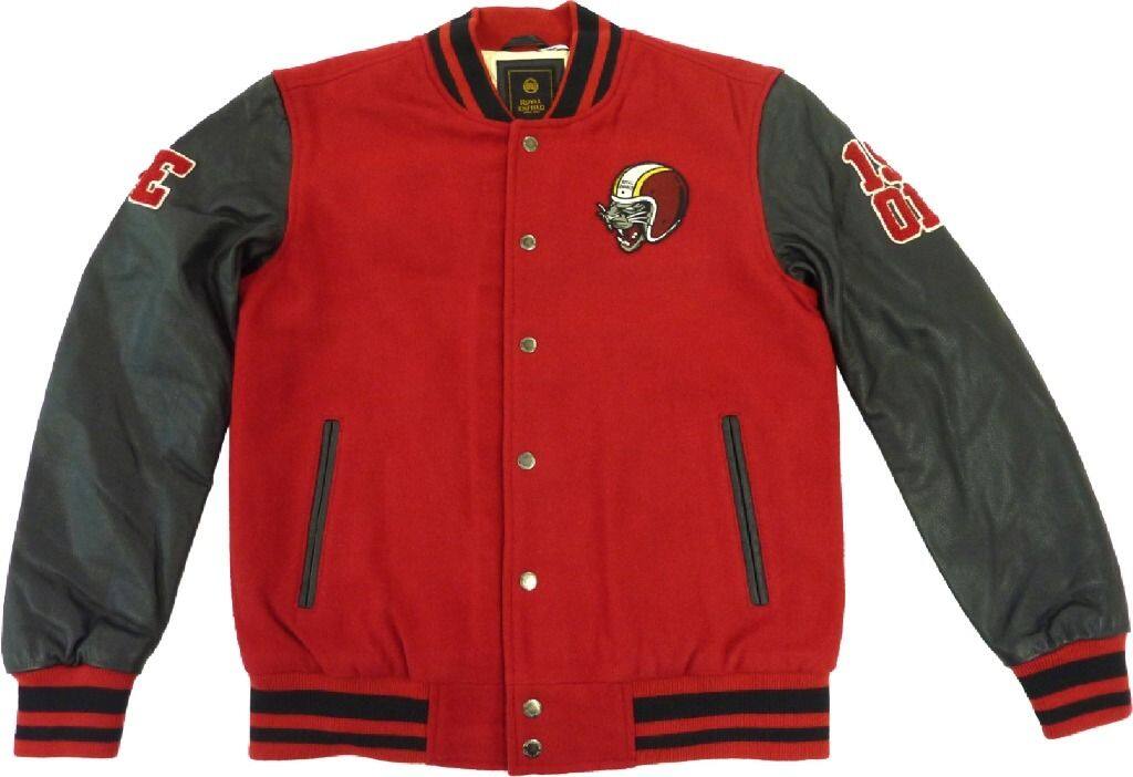 ROYAL ENFIELD ロイヤルエンフィールド Varsity Leather Jacket カジュアルジャケット アパレル