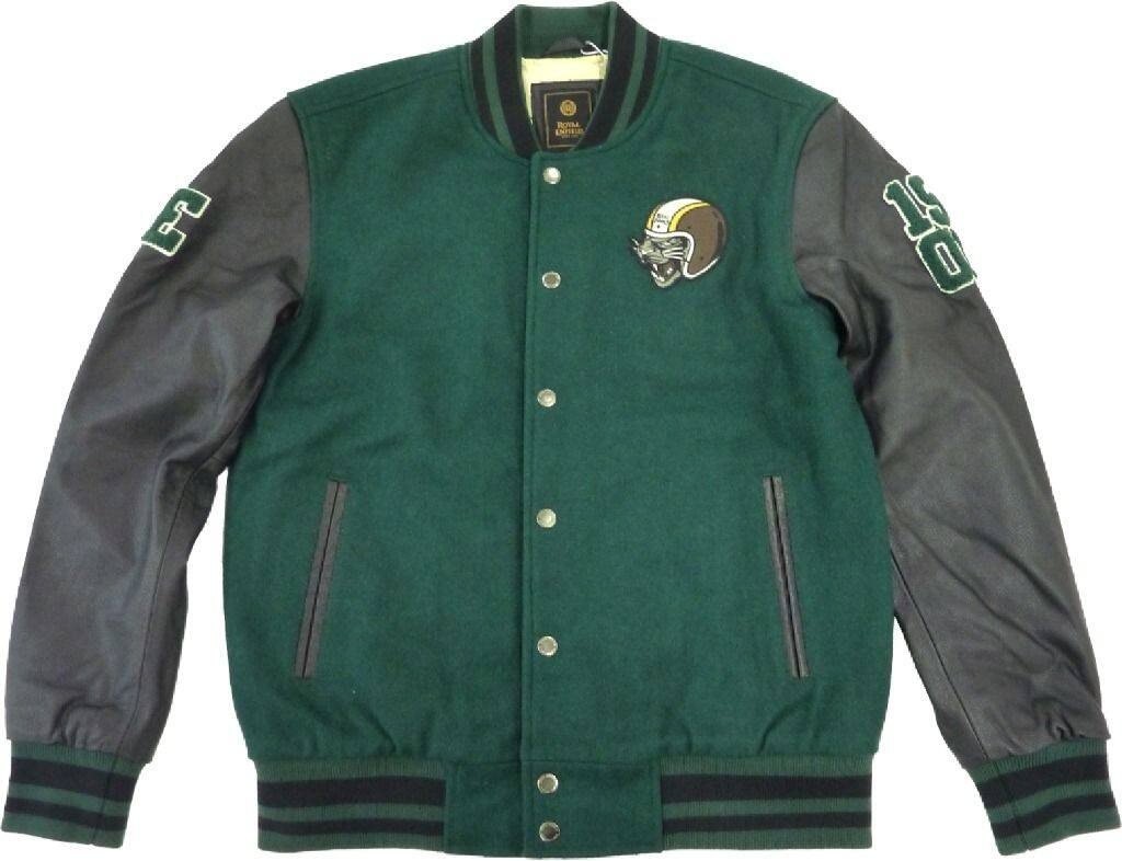 ROYAL ENFIELD ロイヤルエンフィールド Varsity Leather Jacket カジュアルジャケ...