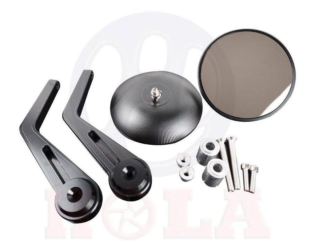Other - HOLA RACING ホーラレーシング Round Bar-End Mirrors バーエンドミラー ハンドル