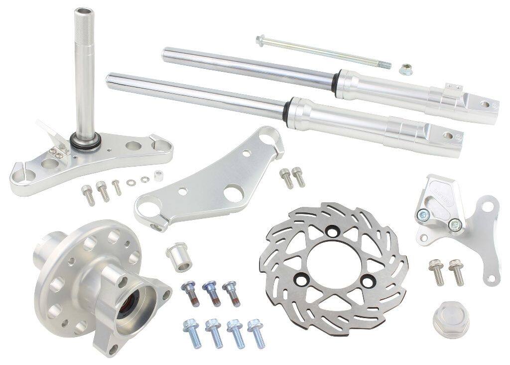 前叉 - SHIFT UP シフトアップ ナロー186mm ステムΦ27mm フロントフォークキット モンキー HONDA ホンダ サスペンション 足回り