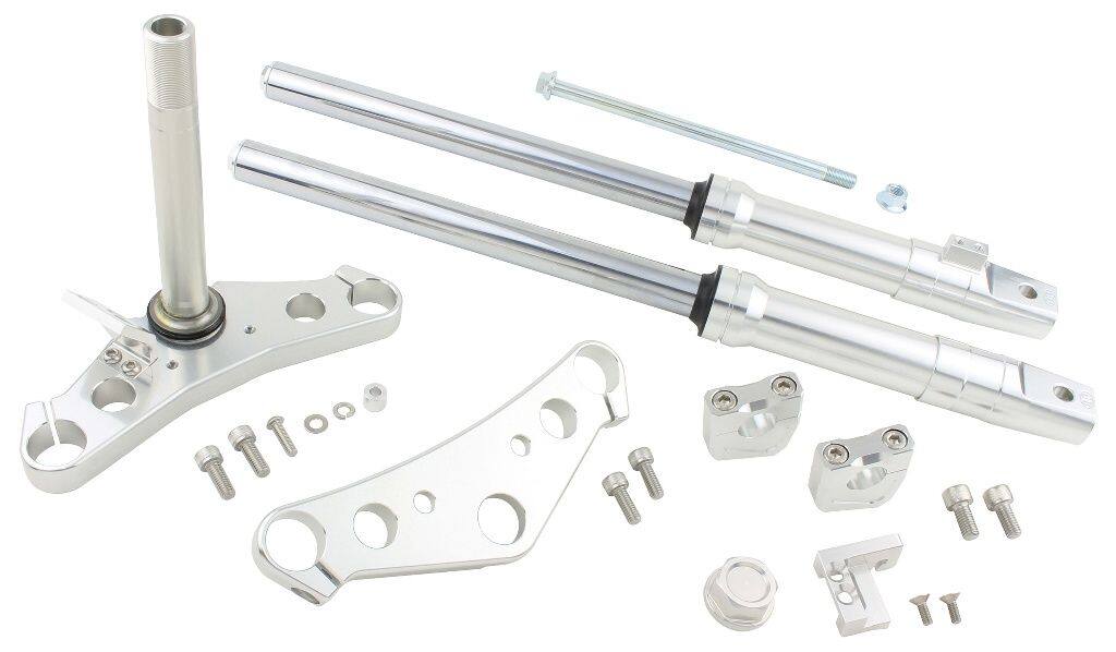 SHIFT UP シフトアップ ナロー186mm ステムΦ27mm フロントフォークキット モンキー HONDA ホンダ トリプルツリー・ステム・アンダーブラケット ハンドル