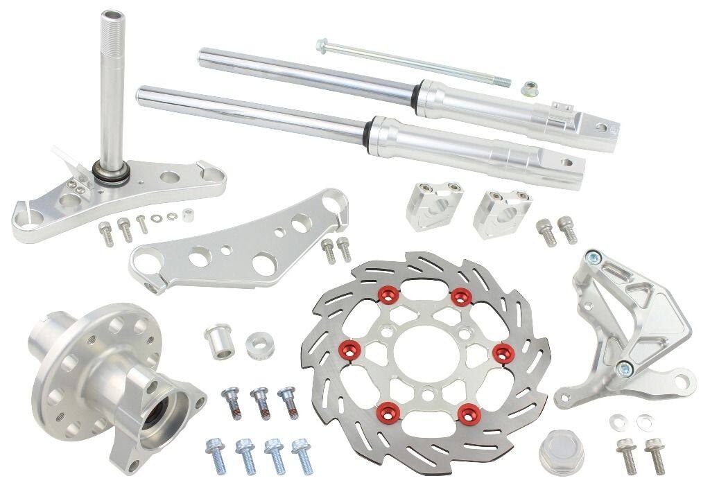 SHIFT UP シフトアップ ワイド208mm ステムΦ27mm フロントフォークキット モンキー HONDA ホンダ その他フロントフォークオプション・補修部品 サスペンション 足回り