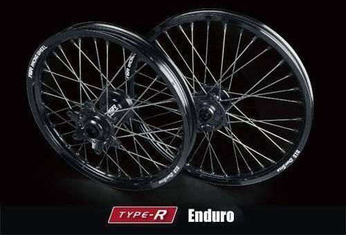 车轮 - TGR TECHNIX GEAR TGRテクニクスギア TYPE-R Enduro(エンデューロ)用ホイール(前後セット) TF 250-E TRIUMPH トライアンフ ホイール ホイール関連 足回り ハブカラー：シルバー / ニップルカラー：ブラック / 強リムオプション：前後セット