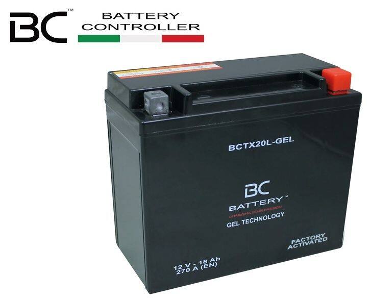■商品概要適合品番：YTX20L-BS/YTX20HL-BS商品内容：本体、メーカー保証書(1年)■詳細説明●長寿命バッテリージェル電解質により、電極板の劣化を防ぎ、 液入りバッテリーの約1.5倍の長寿命を実現！●ゲルの特性液漏れせず、深放電に強く、振動に強い。●ハイパワー通常バッテリーの約3倍のクランキング電力を確保し、車両の始動性を向上します。●メンテナンスフリー煩わしい補水や液面チェックがバッテリー の寿命まで一切不要。●優れた耐環境性外気温度-40度から+50度の広い範囲で安定動作。●安全と保証不燃性・非爆発性・酸漏れなどの心配もなく、モータースポーツなどにも安全に使用できます。●安心の1年保証BC GELバッテリーはメーカー1年保証です。 条件は商品内の保証書に記載しています。■注意点※充電の際はBC BRAVO 2000＋バッテリーチャージャー＆テスター(別売)をご使用ください。※メーカー都合により商品の仕様変更がある場合がございます。ご了承ください。　※受注後のキャンセル、返品、都合交換はできません。予めご了承ください。　※画像はイメージです。■適合車種VTX1800&ensp;VTX1800 年式: 01-07&ensp;&ensp;備考: BC-SC46ゴールドウイング&ensp;ゴールドウイング 年式: 01-03&ensp;&ensp;備考: BC-SC47&ensp;ゴールドウイング 年式: 06-11&ensp;&ensp;備考: EBL-SC47
