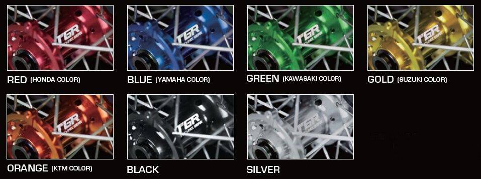 Wheels - TGR TECHNIX GEAR TGRテクニクスギア TYPE-R Motocross(モトクロス)用ホイール(前後セット) TF 250-E TRIUMPH トライアンフ ホイール ホイール関連 足回り ハブカラー：オレンジ / ニップルカラー：ブラック / ブラックスポーク：前後セット