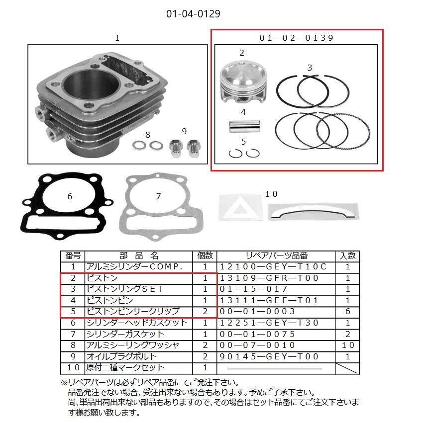 楽天市場】エイプ ピストン 50の通販