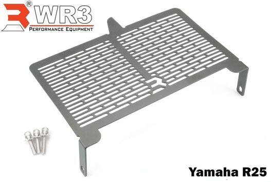 ■商品概要Fitment：Yamaha YZF-R25Material：Aluminum 5052-H32Black Powder Coating■詳細説明WR3 Radiator Cover serves to protect the radiator from gravel ontheroad that can splash or bounce on the radiator device.Made from Aluminum 5052-H32 which goes through a full heattreatmentprocess which becomes stronger and corrosion resistant sothat itcan help to absorb and dissipates heat faster from theradiator.Anti-rust and very high quality.Plug and Play■注意点※取扱説明書が付属する場合は外国語となります。※輸入商材の為、納期が遅れる場合がございます。あらかじめご了承ください。※メーカー都合により商品の仕様変更がある場合がございます。ご了承ください。　※画像はイメージです。■適合車種YZF-R25&ensp;YZF-R25