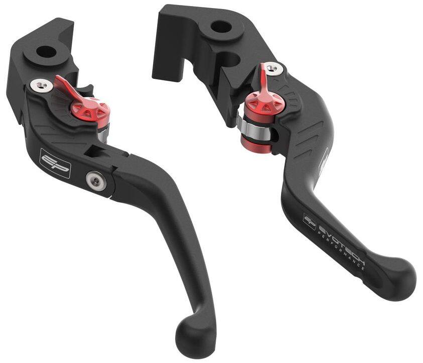 Evotech Performance エボテックパフォーマンス Evo Folding Clutch and Short Brake Lever Set 1390 Super Duke R KTM ブレーキ・クラッチレバーセット ハンドル周辺パーツ ハンドル