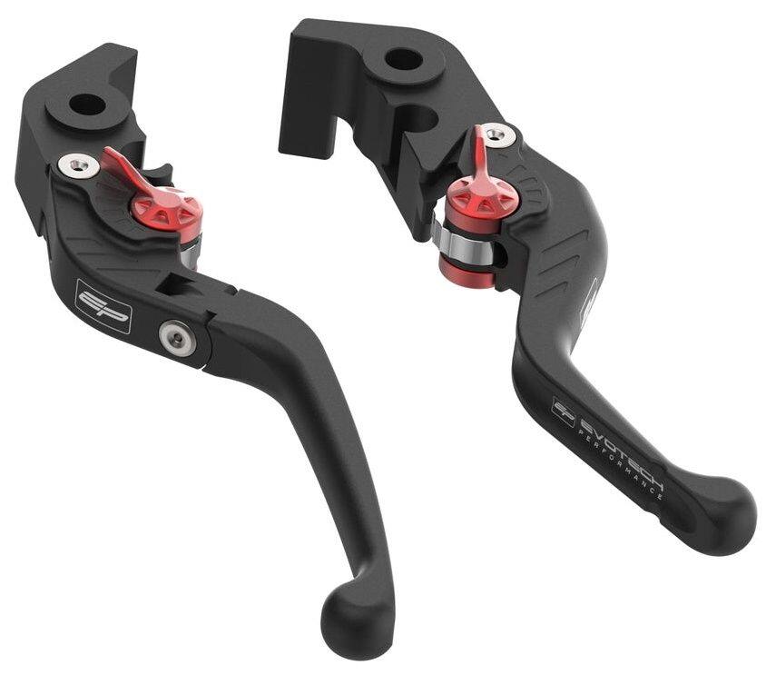Evotech Performance エボテックパフォーマンス Evo Folding Clutch and Short Brake Lever Set Monster V2 DUCATI ドゥカティ ブレーキ・クラッチレバーセット ハンドル周辺パーツ ハンドル