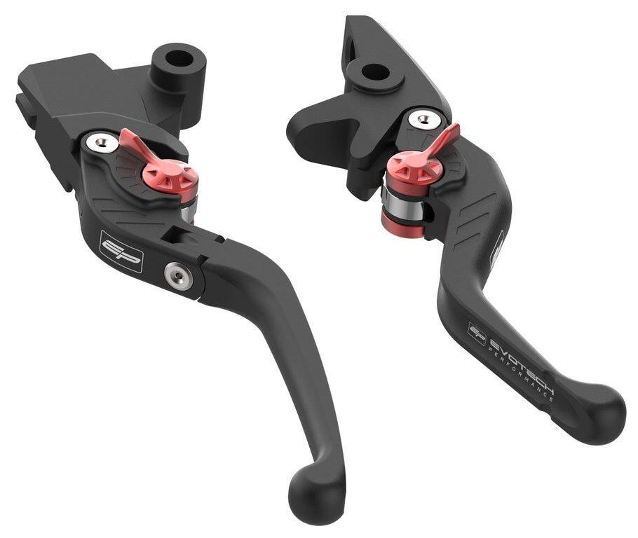 Evotech Performance エボテックパフォーマンス Evo可倒式クラッチ＆ショートブレーキレバーセット Guerrilla 450 Himalayan ROYAL ENFIELD ロイヤルエンフィールド ブレーキ・クラッチレバーセット ハンドル周辺パーツ ハンドル