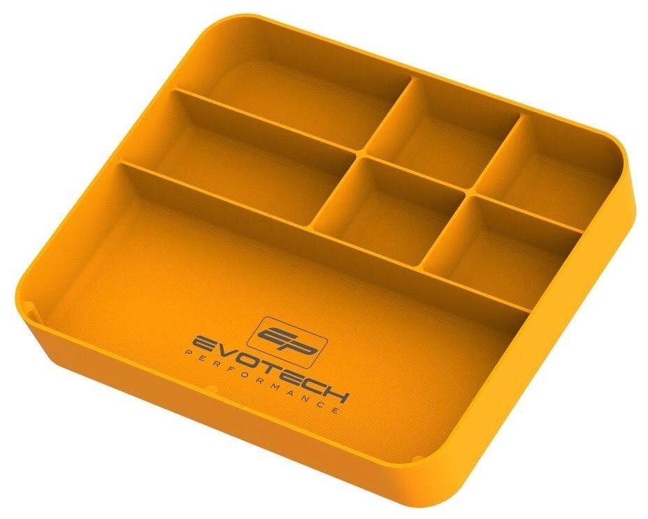 Evotech Performance エボテックパフォーマンス Motorcycle Orange Part Tray トレー本体 トレー 工具箱（収納）