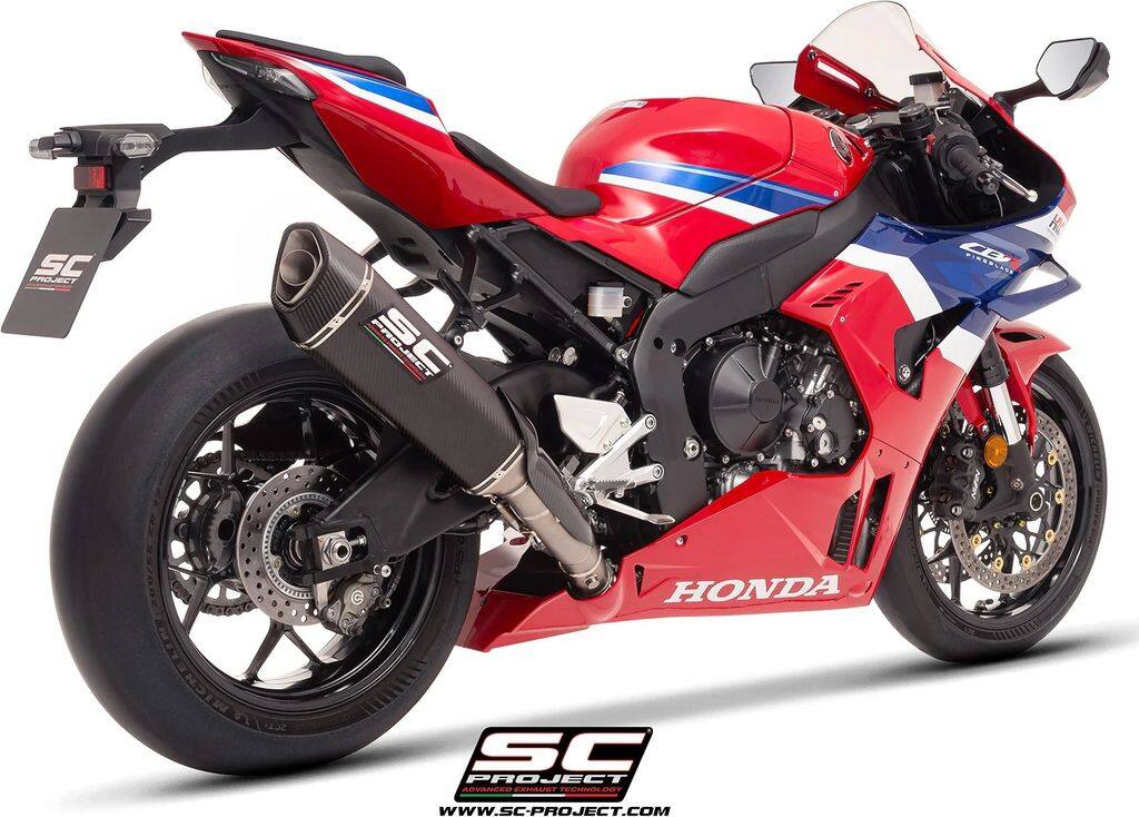 HONDA - SC-PROJECT SCプロジェクト SC1-R スリップオンサイレンサー(350mm)＆フルチタンリンクパイプ CBR1000RR-R FIREBLADE HONDA ホンダ スリップオンマフラー マフラー