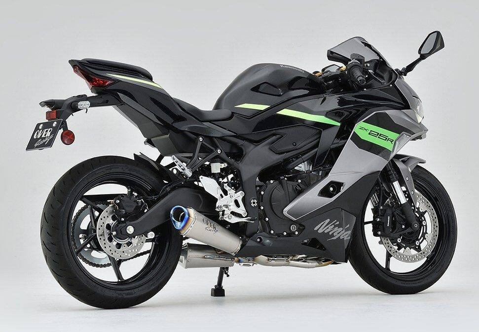 OVER オーヴァー TT-Formula RS+PRO Down 4-2-1-2 フルチタン Ninja ZX-25R SE ZX-25RR KAWASAKI カワサキ フルエキゾーストマフラー マフラー
