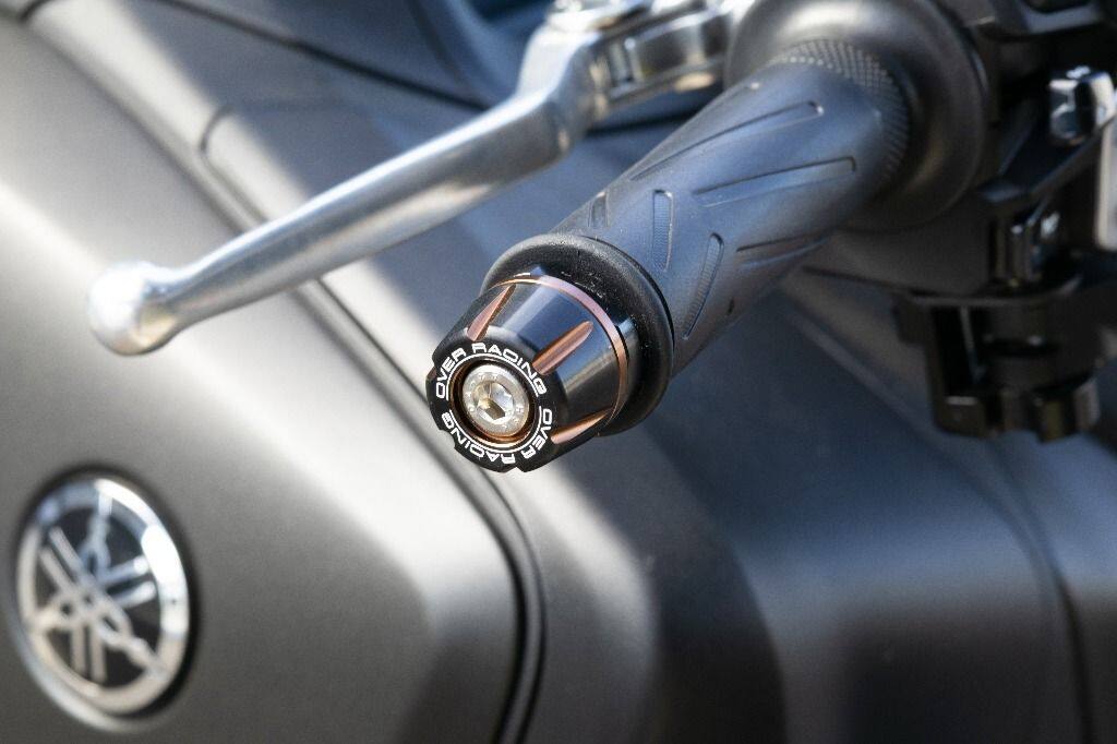 OVER オーヴァー バーエンド Type2 TMAX560 YAMAHA ヤマハ ハンドル カラー：ブラック×ブロンズアルマイト仕上げ