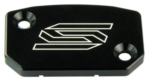 Scar Racing スカーレーシング Front Brake Reservoir Cover - Black color KX100 KX125 KX250F KX250 KX450F KX65 KX85 RM-Z250 RM-Z450 RM125 RM250 RM85 YZ85 KAWASAKI カワサキ SUZUKI スズキ YAMAHA ヤマハ マスターシリンダータンクキャップ・リザーバーカバー