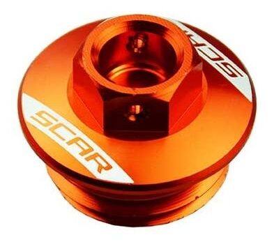 Scar Racing スカーレーシング Oil Filler Plug - Black color LT-R450 RM-Z250 RM-Z450 RM125 RM250 RM85 RMX450Z SEROW250 TRICKER XT250X YFZ450 SUZUKI スズキ YAMAHA ヤマハ フィラーキャップ エンジンパーツ エンジン