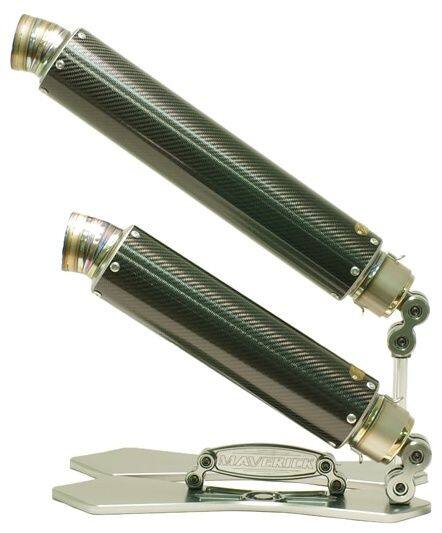 MAVERICK マーヴェリック Mv83【カーボン／ソリッドエンド】汎用サイレンサー 補修 汎用サイレンサー マフラー