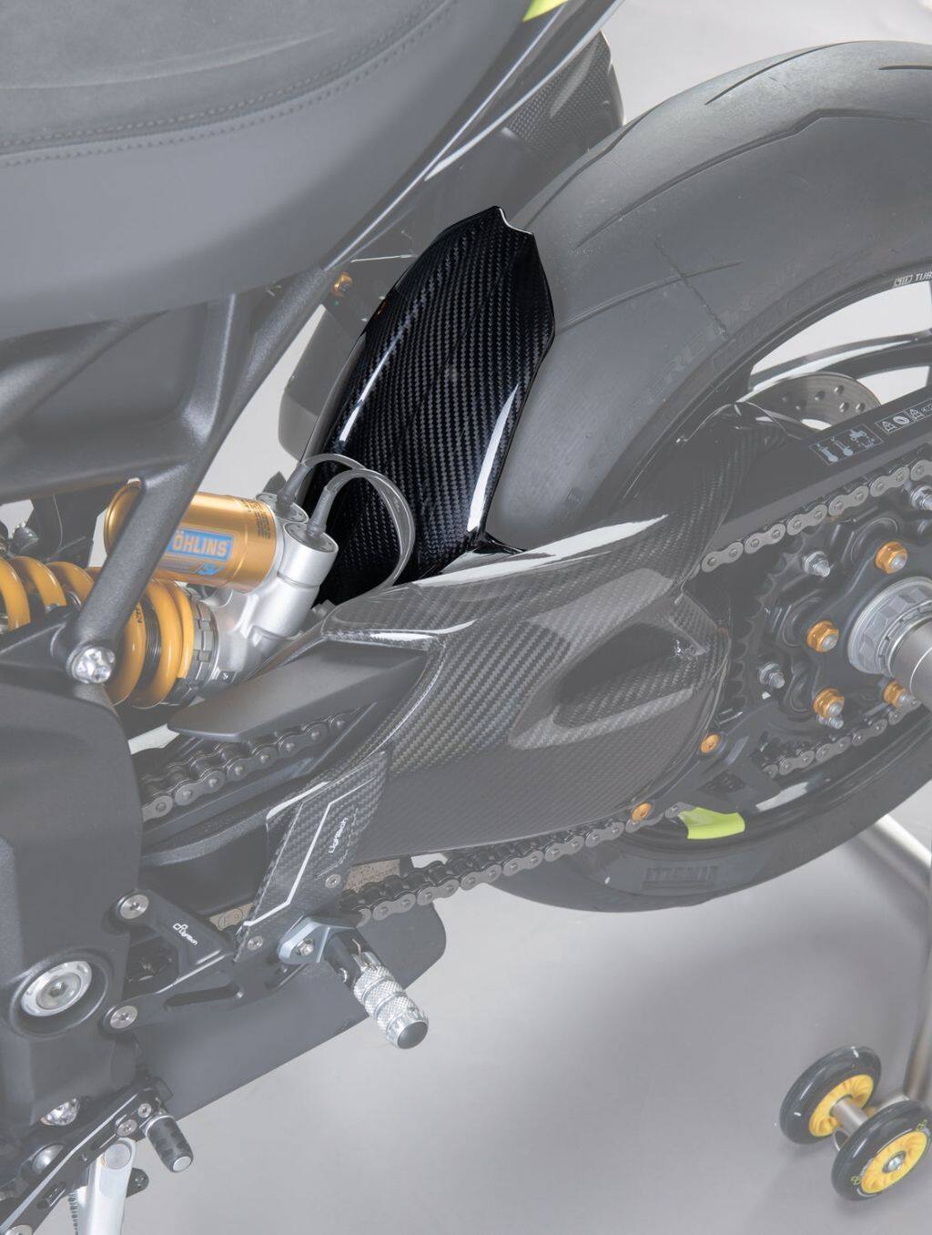 LighTech ライテック ドライカーボン リアマッドガード SPEED TRIPLE 1200 RR RS RX TRIUMPH トライアンフ リアフェンダー フェンダー関連 外装