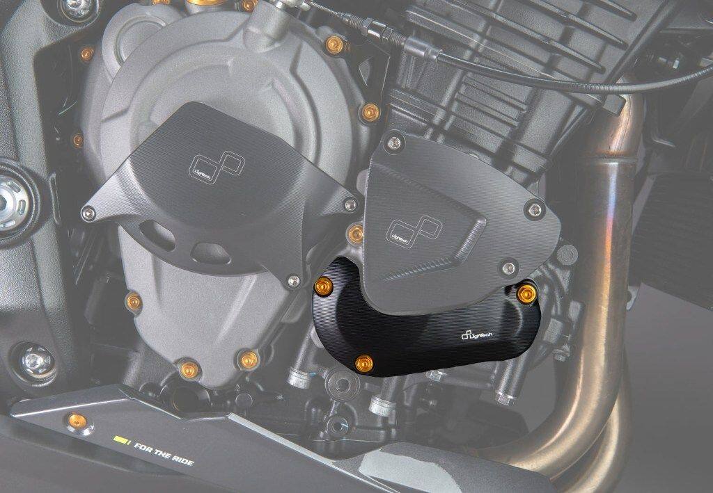 LighTech ライテック アルミニウムプロテクション ピックアップカバー SPEED TRIPLE 1200 RR RS RX TRIUMPH トライアンフ クラッチカバー エンジンパーツ エンジン