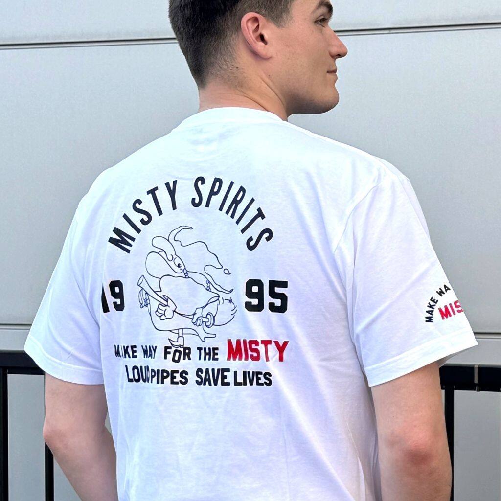 MISTY ミスティ 1995 Tシャツ 〈ホワイト〉 アパレル