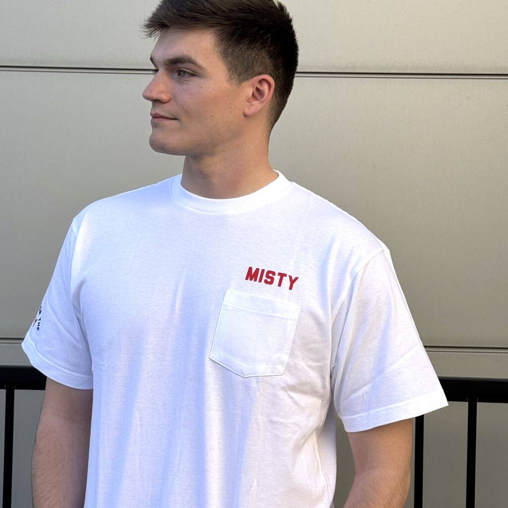 MISTY ミスティ 1995 Tシャツ 〈ホワイト〉 アパレル