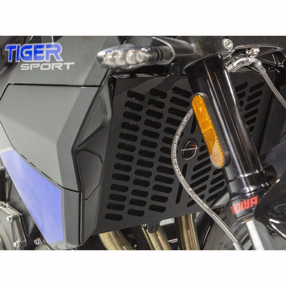 POWERBRONZE ラジエターカバー TigerSport800 TRIUMPH トライアンフ ラジエーター 冷却関連 エンジン
