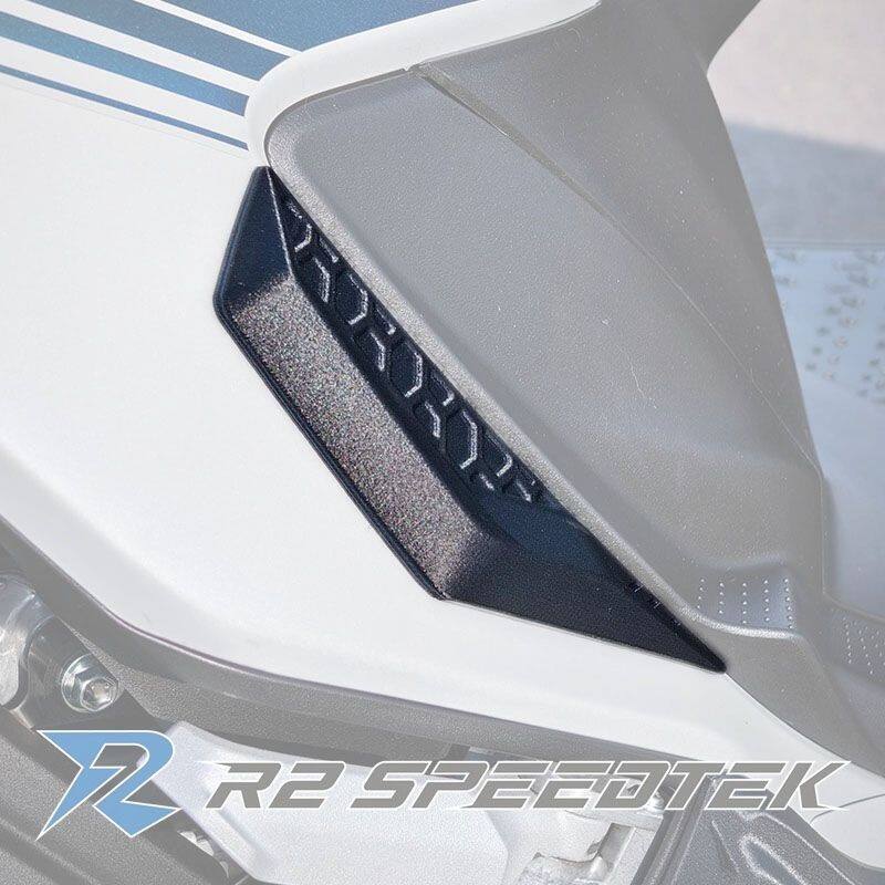 R2 SpeedTek アールツースピードテック CYG-CPK Impact Protection Guard Kit Cygnus X Mk7 125 155 YAMAHA ヤマハ エンジンスライダー・フレームスライダー フレーム Position C：Left＆Right Upper Sides of Side Panels