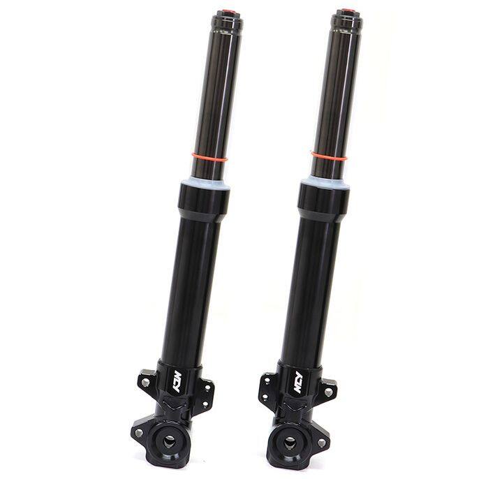 NCY エヌシーワイ N-25 Sniper CNC Adjustable Preload Front Fork Set AUGUR CYGNUS GRYPHUS Cygnus X Mk7 125 155 Force YAMAHA ヤマハ フロントフォークキット サスペンション 足回り