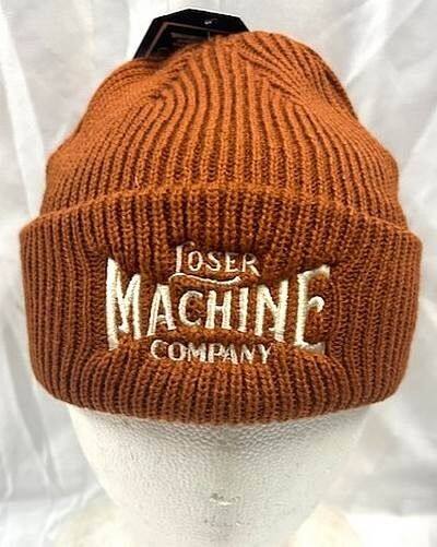 부품 가게 K&W [LOSER MACHINE COMPANY(루저 머신 컴퍼니)] 모자 브라운 니트 모자·비니 의류