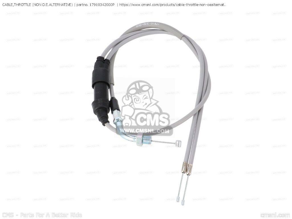 油門電纜 - CMS シーエムエス CABLE，THROTTLE (NON O.E. ALTERNATIVE)［17910342000P］ HONDA ホンダ スロットルワイヤー・アクセルワイヤー ハンドル周辺パーツ ハンドル