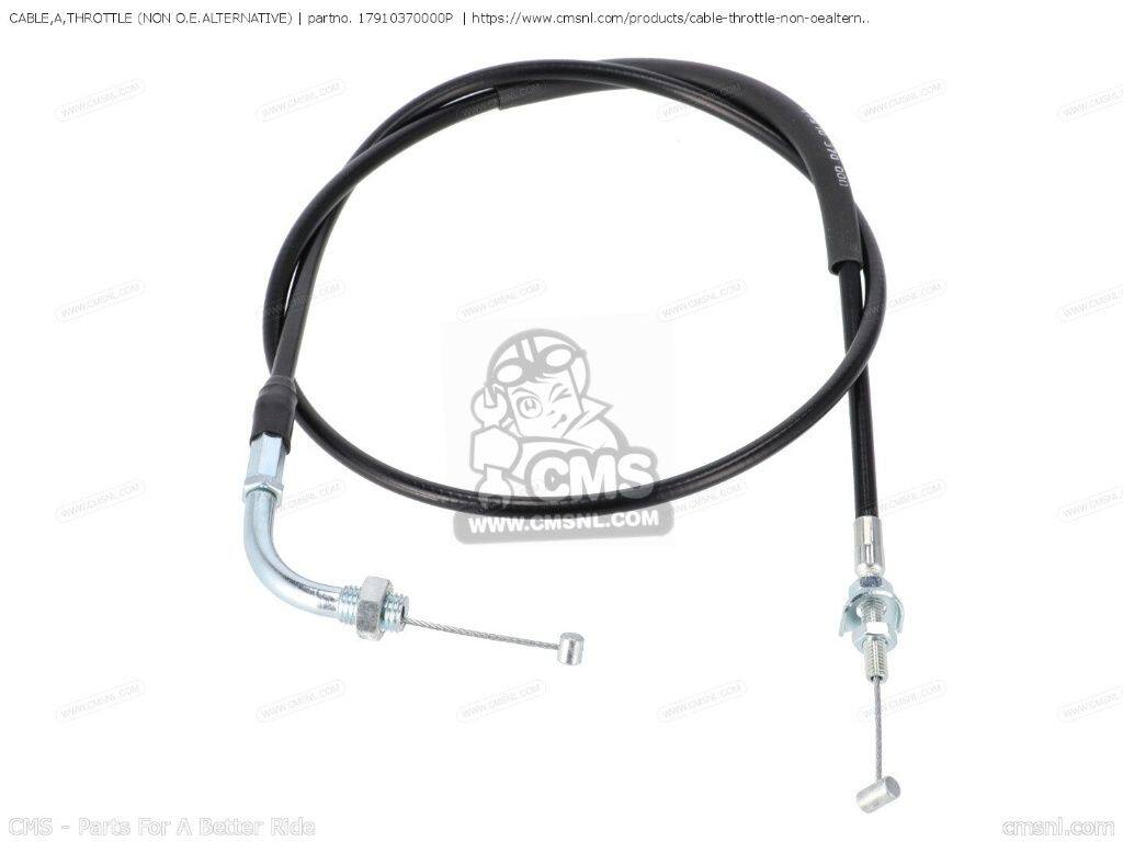 CMS シーエムエス CABLE，A，THROTTLE (NON O.E. ALTERNATIVE)［17910370000P］ CB250G5 GENERAL EXPORT KPH CB360 SPORT CB360G U.S.A CB360TK0 CB360T CJ360T CL360 SCRAMBLER HONDA ホンダ スロットルワイヤー・アクセルワイヤー ハンドル周辺パーツ ハンドル